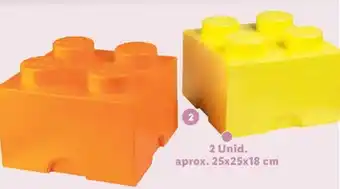 Lidl Lego Caixa de Arrumação 2 Unid 25x25x18cm promoção