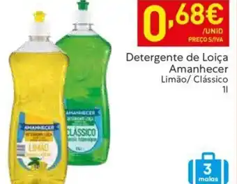 Recheio Detergente de Loiça Amanhecer Limão/ Clássico 1L promoção