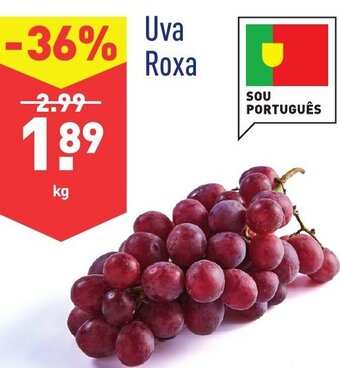 ALDI Uva Roxa promoção