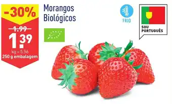 ALDI Morangos Biológicos promoção