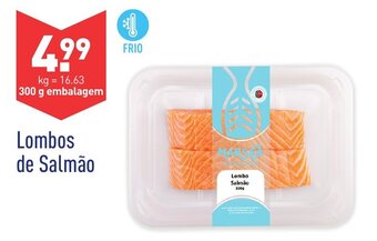 ALDI Lombos de Salmão 300g promoção