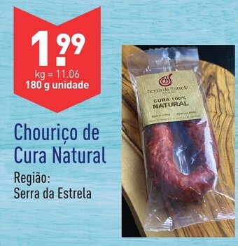 ALDI Chouriço de Cura Natural 180g promoção
