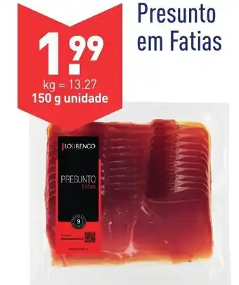 ALDI Presunto em Fatias 150g promoção