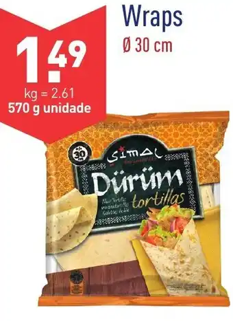 ALDI Wraps 570g promoção