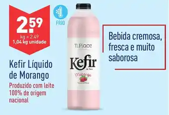 ALDI Kefir Líquido de Morango 1,04kg promoção