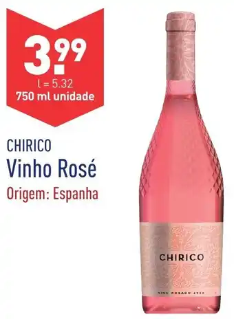 ALDI Chirico Vinho Rosé 750ml promoção