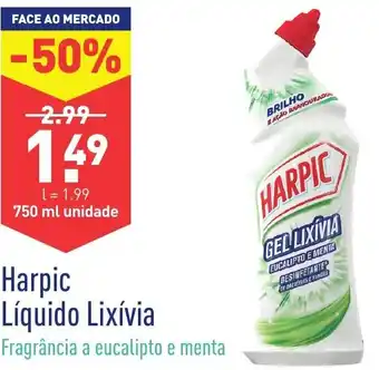 ALDI Harpic Líquido Lixívia 750ml promoção