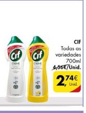 Pingo Doce Limpadores cif promoção