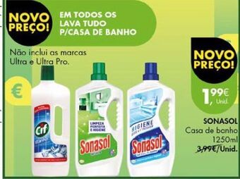 Pingo Doce Limpadores sonasol promoção