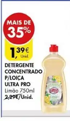 Pingo Doce Detergente ultra pro promoção