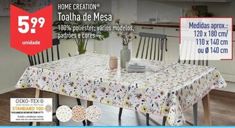ALDI Toalha de Mesa promoção