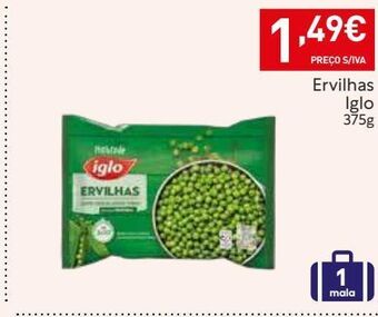 Recheio Ervilhas congeladas iglo promoção