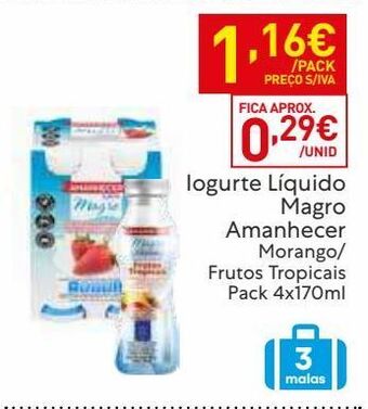 Recheio Iogurte amanhecer promoção