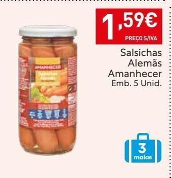 Recheio Salsicha amanhecer promoção