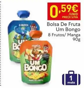 Polpa de frutas um bongo