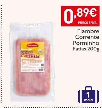 Recheio Presunto porminho promoção