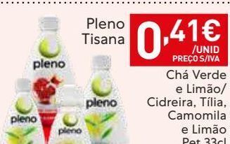 Recheio Chá verde pleno promoção