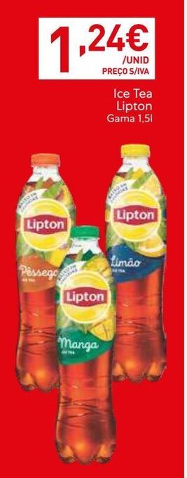 Recheio Chá gelado lipton promoção