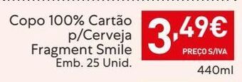 Recheio Copo promoção