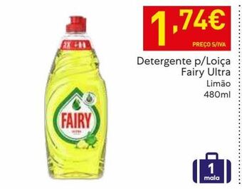 Recheio Detergente lavalouça fairy promoção