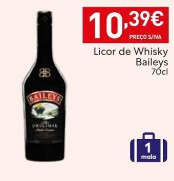 Recheio Licor baileys promoção