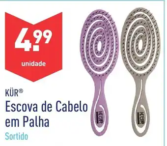 ALDI Escova de Cabelo em Palha promoção