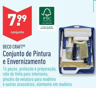 ALDI Conjunto de Pintura e Envernizamento promoção
