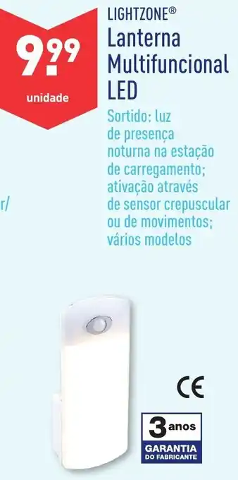 ALDI Lanterna Multifuncional LED promoção