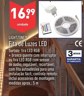 ALDI Fita de Luzes LED promoção