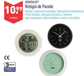 ALDI Relógio de Parede promoção