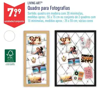 ALDI Quadro para Fotografias promoção