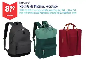 ALDI Mochila de Material Reciclado promoção