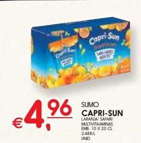 Meu Super Sumo capri-sun promoção