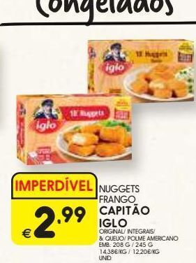 Meu Super Nuggets de frango iglo promoção
