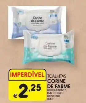 Meu Super Toalhas umedecidas corine de farme promoção