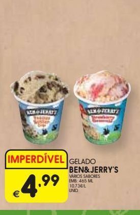 Meu Super Gelados ben&jerry´s promoção