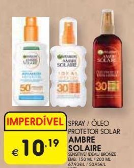 Meu Super Protetor solar ambre solaire promoção