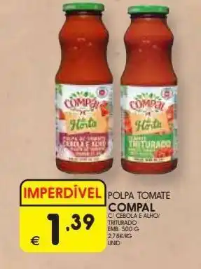 Meu Super Molho de tomate compal promoção