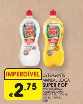 Meu Super Detergente lavalouça super pop promoção