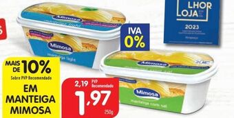 Minipreço Manteiga mimosa promoção