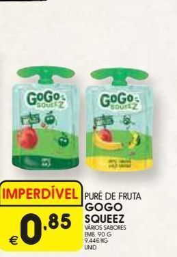 Meu Super Puré de frutas gogo squeez promoção