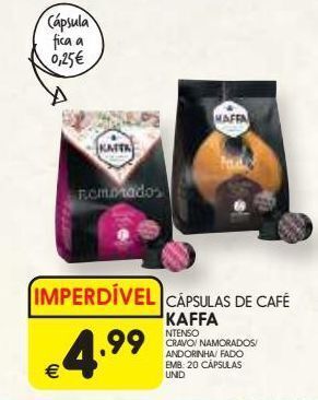 Cápsulas de café kaffa