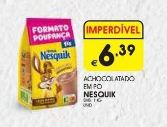 Meu Super Chocolate em pó nesquik promoção