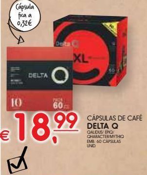 Meu Super Cápsulas de café delta q promoção