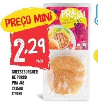 Minipreço Hambúrguer promoção