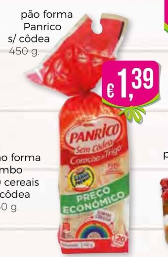 Pão Forma Panrico S/ Côdea 450g
