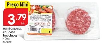 Minipreço Hambúrguer bovino promoção