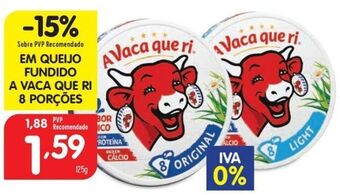 Minipreço Queijo fundido a vaca que ri promoção