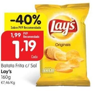 Minipreço Batata chips lay's promoção