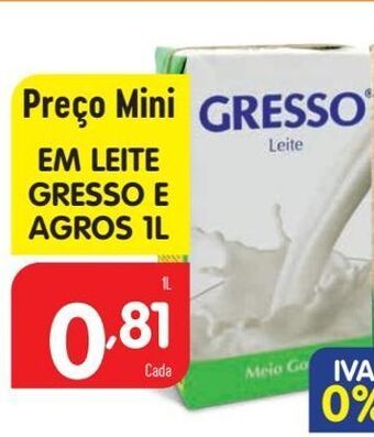 Minipreço Leite gresso promoção